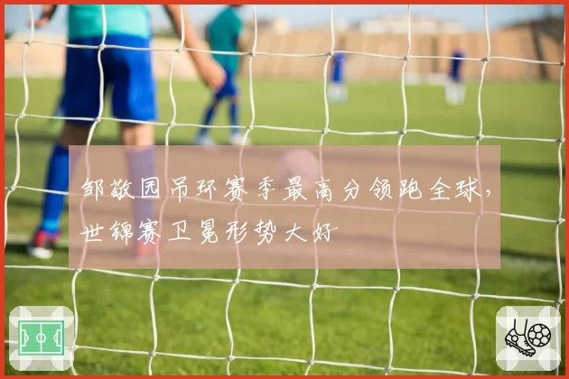 邹敬园吊环赛季最高分领跑全球，世锦赛卫冕形势大好